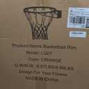 Basketball Folding Hoop, Indoor/Outdoor Hanging Basketball Net, All-Weather Net, Wall Hanging 18"