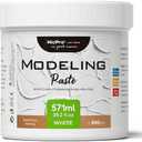 Nicpro Modeling Paste 571 ml / 28.2 oz for Acrylic Painting, High Density Acrylic Medium for Texture Art and Thickness, Structural Molding Texture Paste for Canvas Paint, Art Projects, DIY, 3D Effect
