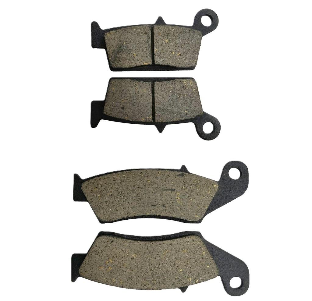 MOTOKU Front and Rear Brake Pads for CR125R CR250R CR500R XR250R XR250L XR400R XR600R XR650L XR650R for Kawasaki KX125 KX250