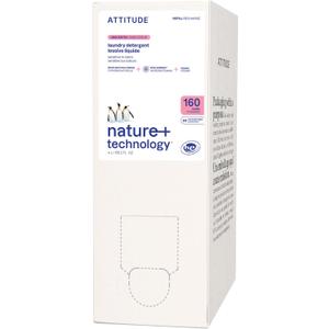 ATTITUDE Liquid Laundry Detergent Refill, EWG Verified, HE Compatible, Plant-Based & Vegan, Natural Laundry Soap, Unscented, 160 Loads, 135.26 Fl Oz