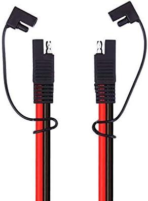 iGreely SAE Extension Cable 10AWG SAE to SAE Quick Disconnect Wire Harness SAE Connector Solar Panel Extension Cable for Trolling Motor Automotive RV Battery Motorcycle Cars Tractor 10 Gauge 1M 3Ft