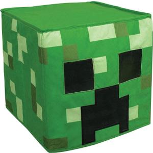Minecraft Block Head Costume Headpiece, Official Minecraft Costume Accessories, Single Size Costume Mask (Green)