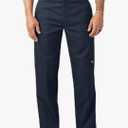 Dickies Loose Fit Double Knee Work Pants. Dark Navy, 34x32