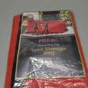 9 Foot Christmas Tree Storage Bag, Extra Large Artificial Tree Storage Container, Tree Holder Bag, Wear-Resistant 600D Oxford Fabric, Lightweight, Reinforced Thick Handles, Card Slot (Red)