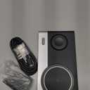 Foldable 3 in 1 Magnetic Wireless Charging Station for Apple Devices, Leather-Like Fast Wireless Charger Dock with Night Light for Magsafe iPhone 17/16/15/14, Apple Watch, AirPod,Gift for Men