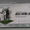 WINNER SPIRIT Real Swing 300 Golf Swing & Hitting Trainer, True Impact, Checking Path After Swing Practice Mat Groover Training Aid, Height Adjustable, 6 feet by 4 feet
