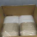 100 Pack 50 Oz Large Paper Bowls with Lids, Heavy Duty Compostable Paper Bowls for Party, Disposable Bowls Bulk Leakproof and Microwave Safe for Hot/Cold Use (50 Oz)