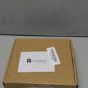 Amerdeco 1 Pack Matte Black Door Handles Interior, Knurled Privacy Door Handles with Lock,Heavy Duty Black Door Lever for Bedroom or Bathroom,Reversible Keyless for Left Right Handed Doors