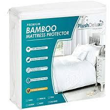 PlushDeluxe Premium Mattress Protector - Waterproof, Hypoallergenic & Ultra Soft Breathable Bed Mattress Cover for Maximum Comfort & Protection - PVC, Phthalate (Twin-XL) 