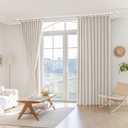 KAMANINA Double Curtain Rods 66 to 120 Inches (5.5-10 Feet), Ivory White Telescoping Curtain Rod for Windows 54 to 115 Inches, 7/8 Inch Decorative Curtain Rods with Twisted Cage Finials