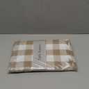 DII Heavyweight Fringed Check Tabletop Collection, Table Runner, 14x108, Stone Brown