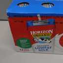 Horizon Organic Shelf Stable 1% Lowfat Milk Boxes, 8 fl oz, 12 Count - 8g Protein per Serving, USDA Organic UHT from Pasture-Raised Cows, Ready to Drink for Lunchbox, Travel, or On-the-Go, No Refrigeration Needed