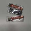 2 Pack Mushroom Knives with Brush & Knife Sharpener, Folding Pocket Knife with Wood Handle for Men Women, Foraging Kit for Outdoor Camping