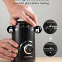 SHARDOR Electric Super Silent Blade Coffee Grinder, Timed Grind Control Rotary Knob, Adjustable Coarse to Fine for Coffee Beans, Spices & Herbs, Black
