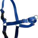 PetSafe Easy Walk No-Pull Dog Harness - The Ultimate Harness to Help Stop Pulling - Take Control & Teach Better Leash Manners - Helps Prevent Pets Pulling on Walks, Medium, Royal Blue/Navy Blue