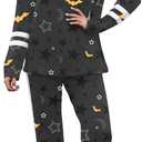 RUBZOOF Womens Lounge Sets 2 Piece Sweatsuits Fall Outfits Halloween-A 2XL (XXL)