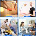 Rhimp Infrared-Light-Red-Heat-lamp - 275W Near Red Infrared Heat Lamp for Relieve Joint Pain and Muscle Aches for Body Standing Heat Lamp
