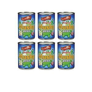 Batchelors Original Mushy Peas 300g, (Pack of of 6) BB 10/2027