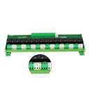 Relay Board, 16 Channel 1 SPDT DIN Rail Mount 24V DC/AC Relay, Interface Board
