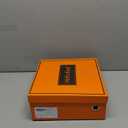 Mofirdast Women's Mid Calf Boots Comfy Square Closed Toe Stiletto High Heel Boot Zipper Short Ankle Booties, Size 8, Black