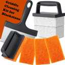 Griddle Cleaning Kit Compatible with Blackstone - Flat Top Grill Cleaner Grill Cleaning Kit with Grill Brick, Griddle Scraper & Grill Brush, Griddle Accessories Kit to Remove Stain