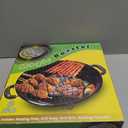 Asador para estufa mexicano con disco Giratorio - mexican stove with grill spinning metal disc - Stainless Steel Enamel Inoxidable - Stovetop Grill(2 discs)