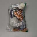 Rope Dog Toys to Keep Them Busy - Tug of War Dog Toys for Boredom Plush Interactive Squeaky Puppy Toys for Small Medium Large Dogs, Training Birthday Gifts (Brown & Grey)