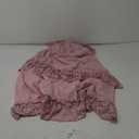 MITILLY Girls Boho Lace Flower Dresses Spaghetti Strap A-Line Ruffle Tiered Flowy Wedding Party Maxi Dress with Pockets 13 Y Pink