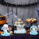 2 x Halloween Honeycomb Centerpieces Halloween Baby Shower Decorations for Boy Halloween Ghost Boo Theme Table Centerpieces for Halloween A Baby is Brewing Party Pumpkin Bat Witch Theme Party Supplies