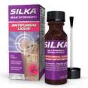 SILKA Max Strength Antifungal Liquid for Toenail Health with Brush Applicator, Results in 1 Week, Nail Fungus Treatment for Damaged Toenails, Athlete's Foot Treatment, Tolnaftate 1% 0.45 Fl Oz