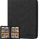 JoyHood 40 Pockets Graded Card Binder, PSA Slab Holder Binder, Graded Card Storage Album for PSA and CGC Slabs (4 Pockets, Black)