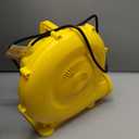 Inflatable Bounce House with Slide, Jumping Castle with Blower, Climbing Wall, Dartboard, Basketball Hoop and 50 Ball Pit Balls, 108x122x86 Inch