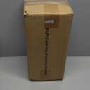 Lakumu 16.5" Table Top Christmas Tree, Hand Painted Resin Christmas Tree with Lights, Pre-lit Xmas Tree Decor Lighted Tabletop Decoration with Multicolored LED Bulbs, Ceramic-Like Finish (Green)