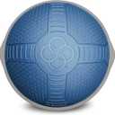 BOSU NexGen 25IN Home Fitness Exercise Gym Strength Flexibility Balance Trainer with Rubberized Non Skid Surface and Hand Air Pump (Blue)