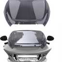 12" Wave Windshield Windscreen Compatible for Harley Road Glide CVO/SE FLTRXSE 2023 2024 FLTRX 2024 CVO ST FLTRXSTSE 2024 for 2023 2024 Road Glide Accessories, Smoke