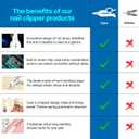 PAKEWAY Dog Nail Clippers with LED Light - Pet Nail Trimmer and File for Small/Medium Dogs, Puppies, Cats, and Rabbits (Green)