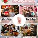 Ceramic Upright Spoon Rest, 6 Inch Heart-Shaped Pink Spoon Rest for Stove Top, Gomakren Standing Spoon Holder for Kitchen Counter - House Warming Decor Gifts, Pink Kitchen Accessories