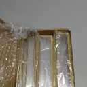 PPHSisy Clear Acrylic Sign Holder 6x 4 Horizontal Double Sided Gold Frame Display Stand Table Flyer Holder for Wedding Table Number Menu Holder (6pcs)