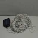 Upgraded 640LED Solar Christmas Icicle Lights Outdoor Waterproof,60+16FT 13 Modes & USB Rechargeable Solar Powered Icicle Light for Roof House Yard Christmas Outdoor Decoration (Cool White)