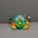 Bright Starts Lights and Colors Driver Toy Steering Wheel with Car Sounds for Pretend Play - Green, 6 Months and up