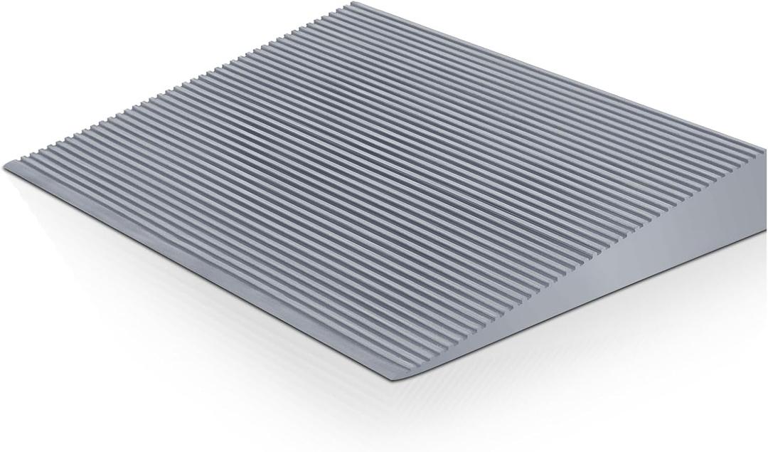 EVA Foam Threshold Ramp, Lightweight Non Slip Doorway Ramp for Wheelchair Walker Scooter, Indoor Outdoor Entry Access for Home Bathroom Garage(Gray,36" l X 24" w X 4" h)