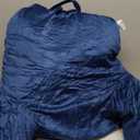 Back Pillow for Bed Sitting up, Reading Pillow for Sitting in Bed Adult, Back Support Pillow, Memory Foam Sit up Lounge Backrest Pillow with Arms for TV, Couch, Chair, Dorm, 18 Inch, Navy Blue