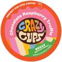 Crazy Cups Decaf Flavored Coffee Pods - Decaf Chocolate Raspberry Truffle - Decaffeinated Coffee pods for Keurig K-Cups Machines, 22 Counts