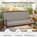 60 Inches Outdoor Bench Swing Cushions,Large 3 Seater Water Resistance Foam Cushion for Patio Porch Furniture