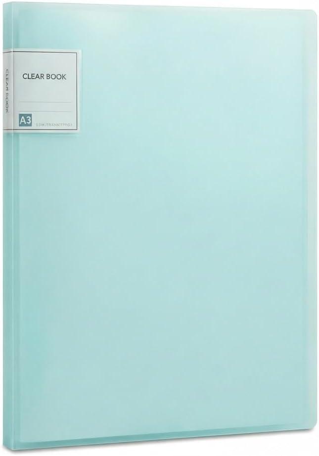 Huacan A3 Diamond Painting Storage Book 30 Pages Portfolio Presentations Folder for 30x40cm Painting,Green