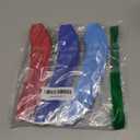 NYZAUTO Three Colored Stripe Grille Insert Trims Compatible with F15 X5 2014-2018 Center Kidney Grill