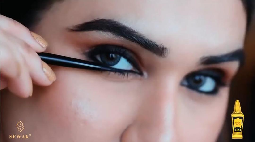 SPECIAL SURMI BLACK 100% 12 gram Natural Eyeliner Powder Bottle with Wand