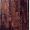 Large Walnut Wood Cutting Board for Kitchen, End Grain Chopping Boards, 20"L x 16"W