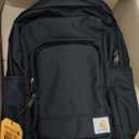 Carhartt 25L Classic Laptop Backpack, Durable Water-Resistant Pack W/ 15" Laptop Sleeve and Multiple Organizational Compartments, Black (One Size)