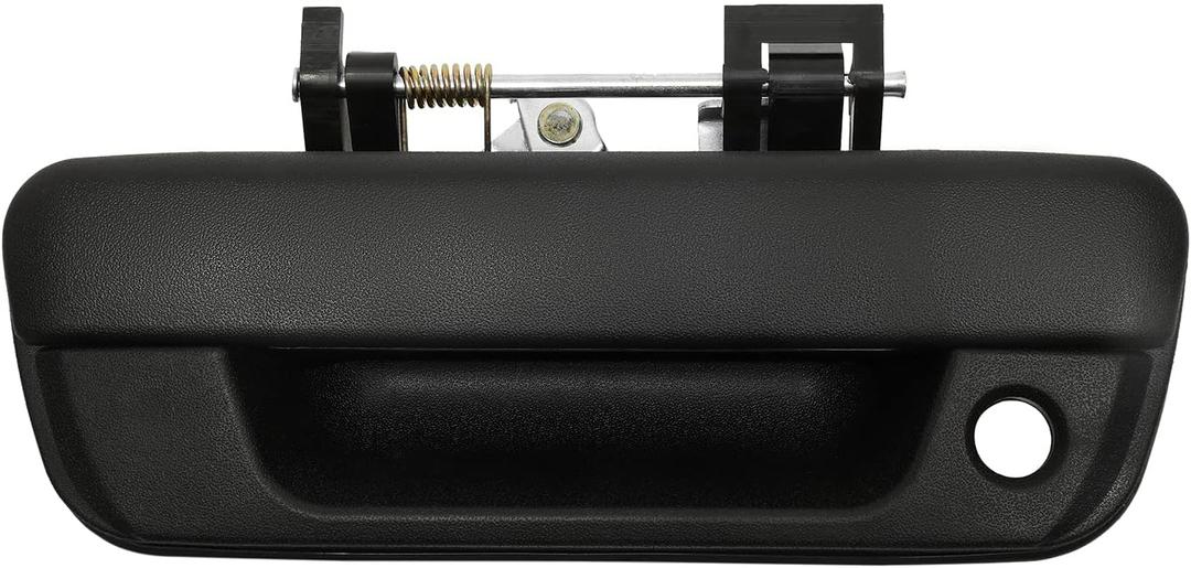 Tailgate Door Handle, Compatible with 2004-2012 Chevy Colorado & GMC Canyon & Isuzu i-280 / i-290 / i-350 / i-370, Exterior Rear w/ Keyhole | Replace# 80584, GM1915118 Tail gate Liftgate Latch Lock